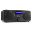 Digitálny stereo FM DAB+ rádiobudík čierny Audizio