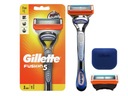 GILLETTE FUSION SAVER 5 + 2 NOŽE + Púzdro na čepele