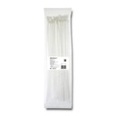 Qoltec Sťahovací pásik 7,2 * 400 mm Nylon UV White