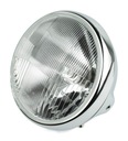 PREDNÁ LAMPA NA MOTOCYKEL 7 PALCOV 12V CHROM