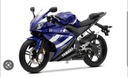 Nálepky Yamaha YZF R125 dyha 2011 MODRO-ČIERNA