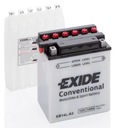 EXIDE BATÉRIA NA BICYKEL 12V 14AH 145A P+ s ELEKTROLYTOM súčasťou balenia 134x89x166