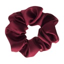 ALMANIA silk scrunchie - bordová