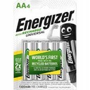 4x Energizer 1300 mAh AA HR6 UNIVERZÁLNA batéria