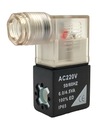 Solenoidová cievka 9mm 230V AC 6/4,5VA zástrčka