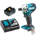 Makita skrutkovač rázový uťahovák 155NM 1x5Ah BL1850 DC18RC DTD156Z