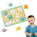 Puzzle tvarov s rúčkami na triedenie ADAM TOYS