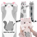 Vzor Teddy Bear Cuddly Long Kitten Grey HUG A CAT