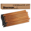 50x Sherman Carbon zváracie elektródy 9,5x305