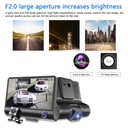 Dashcam 1080p Dashcam Dual Lens Dash Cam