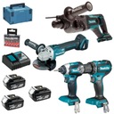 MAKITA COMBO SADA 4 NÁRADÍ 18V 3X5Ah ZADARMO