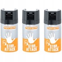 3 x PAPRIDOVÝ SPREJ STOP ATTACK 40ml ROZSAH 4m UMAREX