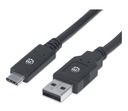 Kábel USB C-A M/M 2 m USB 3.0 SuperSpeed ​​​​Black