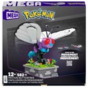 MEGA CONSTRUX STAVEBNÉ BLOKY POKEMON POHYBLIVÉ BUTTERFREE 582 EL 12+