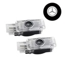 2PCS Mercedes-Benz W203 W208 W209 Logo projektor