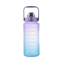 Purple Water Bottle Time Marker 2L Veľmi d