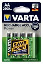 4 kusy - VARTA AA 2600mAh Power NiMH batéria