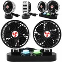 VENTILÁTOR DO AUTO VENTILÁTOR 360° DVOJITÝ 24V