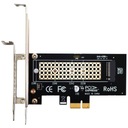 Adaptér M.2 NVMe na PCIe X1 pre SSD M.2 NVMe