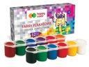 Plagátové farby 12 farieb 25 ml Happy Color