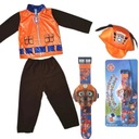 KOSTÝM PAW PATROL OUTFIT ZUMA + HODINKY 122/128