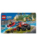 LEGO 60412 CITY Terénne hasičské auto s člnom