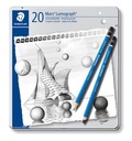 STAEDTLER MARS LUMOGRAPH 20 9B-9H SADA CUŽEK