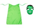 MARVEL SUPERHERO HULK COSTUME GREEN 2 ks