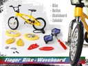 Fingerbike Finger Skateboard Bicykel Die-Cast