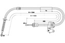 KÁBNO RUČNEJ BRZDY MINI (R50 R53) (R52) 1.4D/1