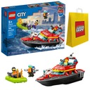 LEGO CITY BLOCKS 60373 SET HASIČSKÝ LOĎ PRE DETI + DARČEKOVÁ TAŠKA