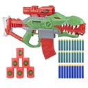 AUTOMATICKÁ ZBRAŇ NERF DINOSQUAD REX RAMPAGE + PRÍSLUŠENSTVO ŠÍPKY TERČE