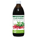 Brusnicový džús 1L 100% prírodný, bez cukru, vitamín C