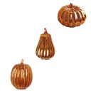 3x Halloween tekvicové svietiace lampáše Home Living