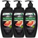 Palmolive Men energizujúci sprchový gél 3v1 3x750ml