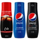 SODASTREAM Koncentrát COLA + PEPSI + PEPSI MAX