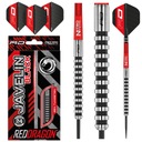 RED DRAGON Javelin Black 24g - Súprava profesionálnych volfrámových šípok