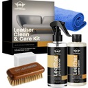 Leathermed Leather care čistiaca sada na kožený nábytok 2x250