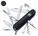 Victorinox 1.3713.3, vreckový nôž Huntsman, 91 mm, 15 funkcií, čierny