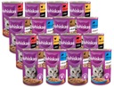 WHISKAS Krmivo pre dospelé mačky 24x400g mix príchutí