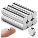 Neodymový valcový magnet 4x2 mm ROUND STRONG STRONG N42 SADA DISKOV