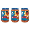 GERBER špagety Bolognese večera 3x250g