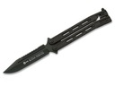 Nôž motýľ K25 36214 Balisong Black