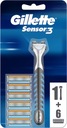 Gillette Sensor 3 holiaci strojček + 6 nábojov