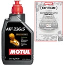 MOTUL ATF 236,15 MB 1L OLEJ DO PREVODOVKY MERCEDES