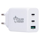 Silver Monkey GAN 65W QC 3.0 USB-C USB nástenná nabíjačka