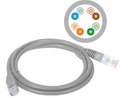 Patchcord U/UTP 5e Alantec RJ45 0,5m šedý 10 ks