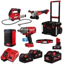 SADA ELEKTRICKÉHO NÁRADIA MILWAUKEE M18 FPP5C-555P