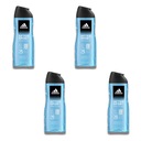 Adidas After Sport 3v1 sprchový gél pre mužov Multipack 4 x 400ml