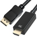 KÁBEL DISPLAY PORT na HDMI DP DisplayPort 4K